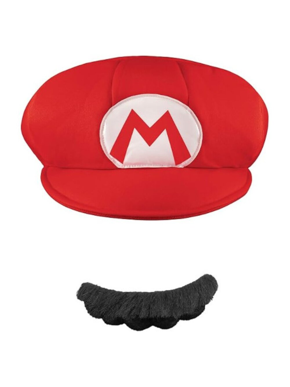 Disguise Men's Nintendo Super Mario Bros.Mario Adult Hat and Mustache